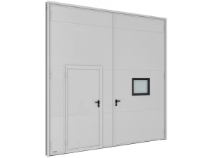 Распашные гаражные ворота серии sg-ss 2000x2000