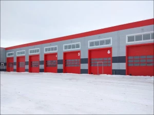 Панорамные секционные ворота DoorHan серии isd02 2300x4700 (остекление с перемычками)