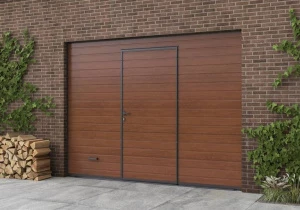 Секционные ворота с калиткой DoorHan 2600х2100