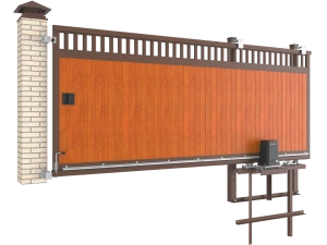 Откатные ворота DoorHan премиум классик серии slg-a, 3300х1200