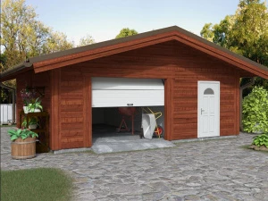 Гаражные ворота алюминиевые серии rsd01lux (люкс) DoorHan 2600х2300