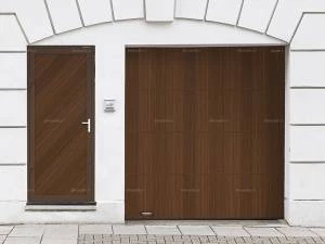 Секционные гаражные ворота под дерево DoorHan серии rsd02, 2200х2400