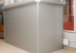 Рольставни DoorHan для витрины цвет серый ral 9007