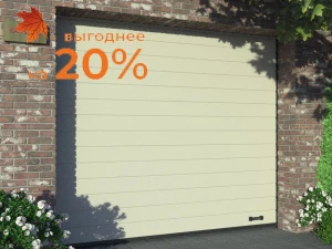 Гаражные секционные ворота серии rsd02lux (люкс) DoorHan 2500х2600