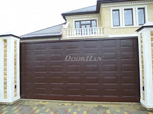 Автоматические откатные ворота с филенкой DoorHan серии slg-a 5000x1800