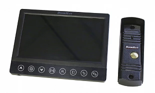 Цветной видеодомофон серии domo7-pro (домофон-7-про) с экраном 7" для безопасности частных территорий