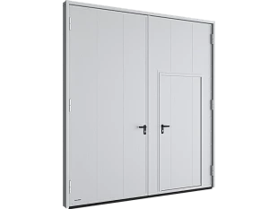 Распашные гаражные ворота серии vrgmv01 4200x4100