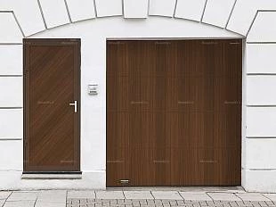 Секционные гаражные ворота под дерево DoorHan серии rsd02, 2200х2400