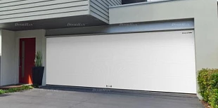 Ворота секционные серии rsd01lux (люкс) DoorHan белые