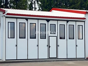 Промышленные ворота DoorHan складные без нижней направляющей серии ifg 4000x9000