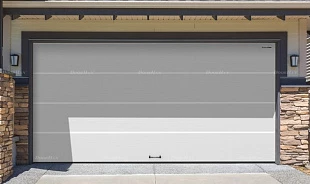Секционные гаражные ворота серии rsd02lux (люкс) DoorHan 3000х2700